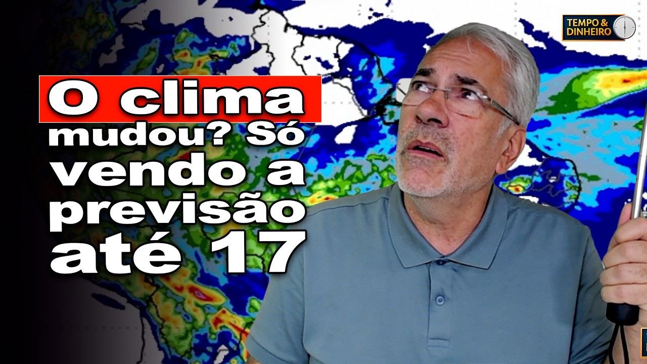 Chuvas voltam ao Sul! Nordeste com melhora no clima. Veja a previsão até o dia 17