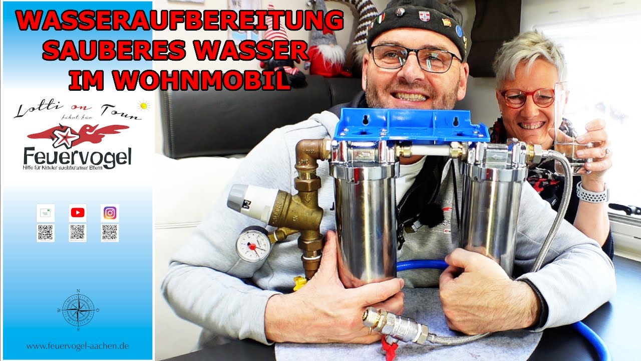 SAUBERES WASSER IM WOHNMOBIL | OHNE TEURE ALB FILTER | IMMER UND ÜBERALL | UNSERE WASSERAUFBEREITUNG