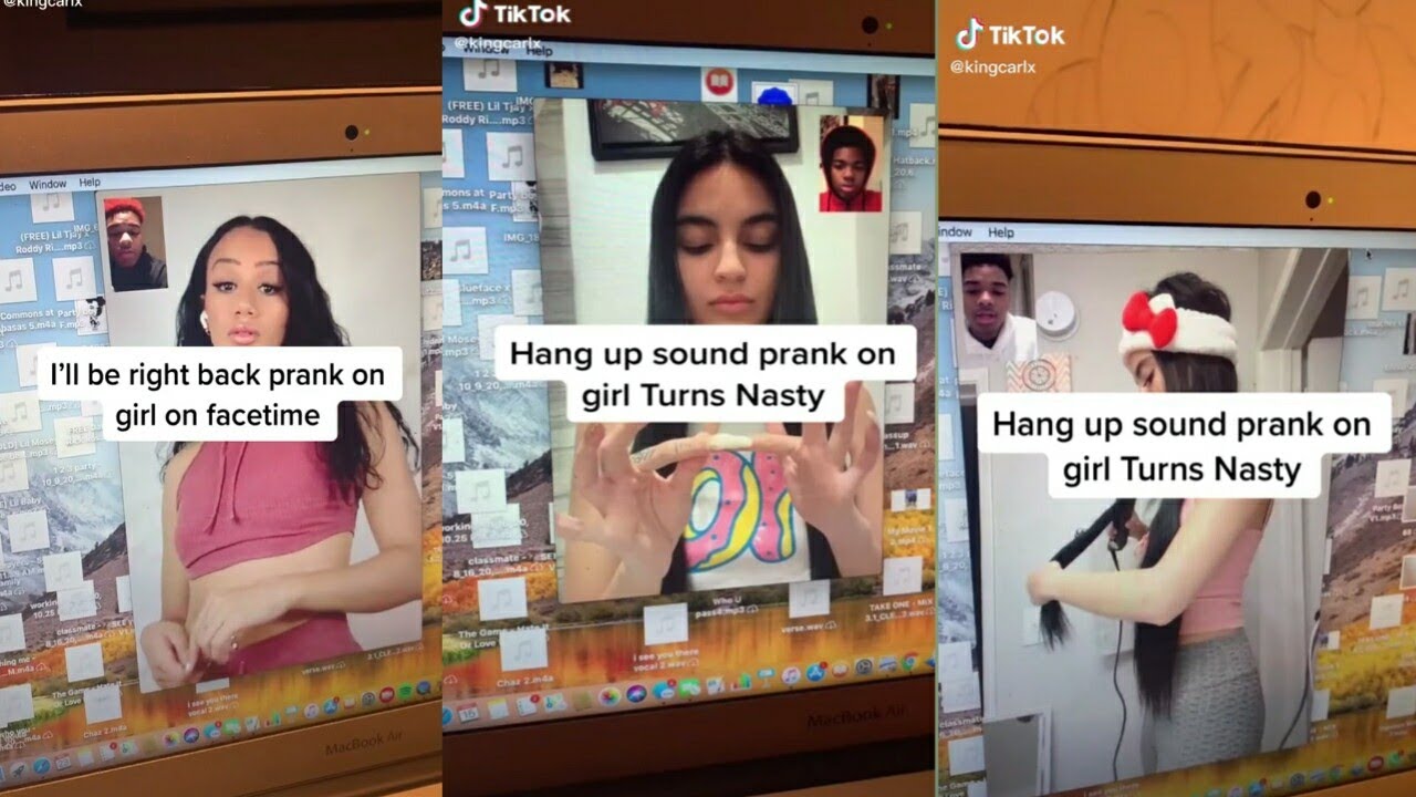 Hang Up Sound Prank On Girl Turns Nasty on FaceTime