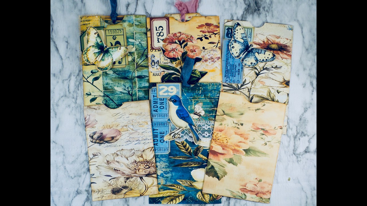 Дневник в стиле Junk Journal с откидными кармашками, удобные для начинающих #massmakemarch2026