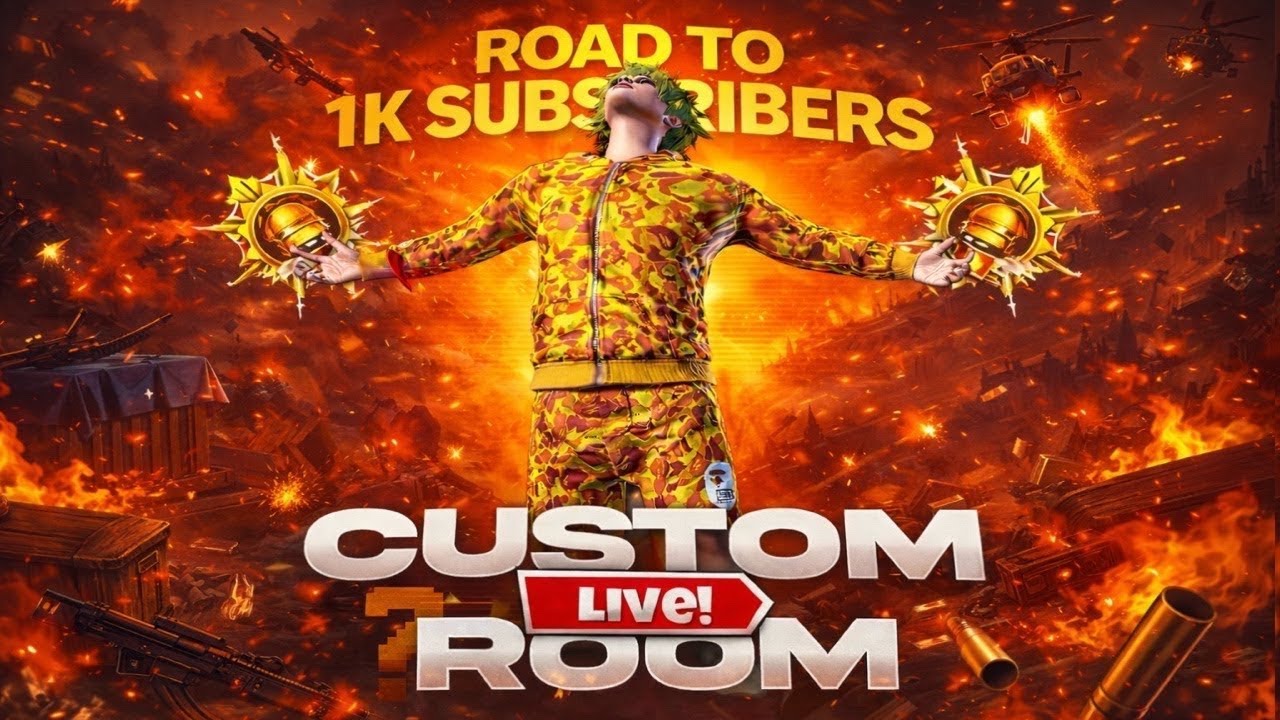 BGMI 1v1 OP Gameplay 🔥 Room Open | Road to 1K Subs #bgmilive #bgmi #pubg #viral #shorts #shortstream