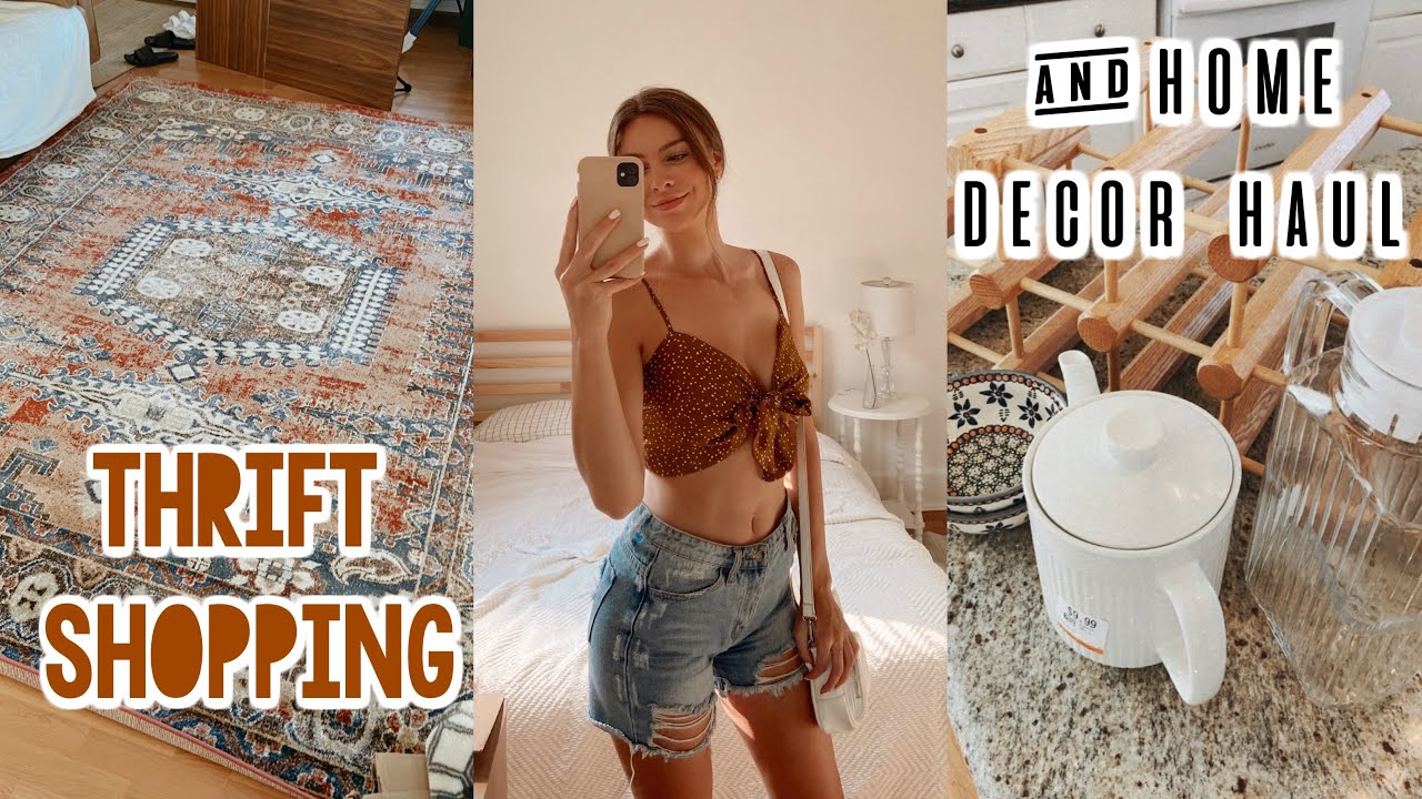 Thrift Shopping For The House & Home Decor Haul (thrifted, Ikea, Wayfair, Homesense)