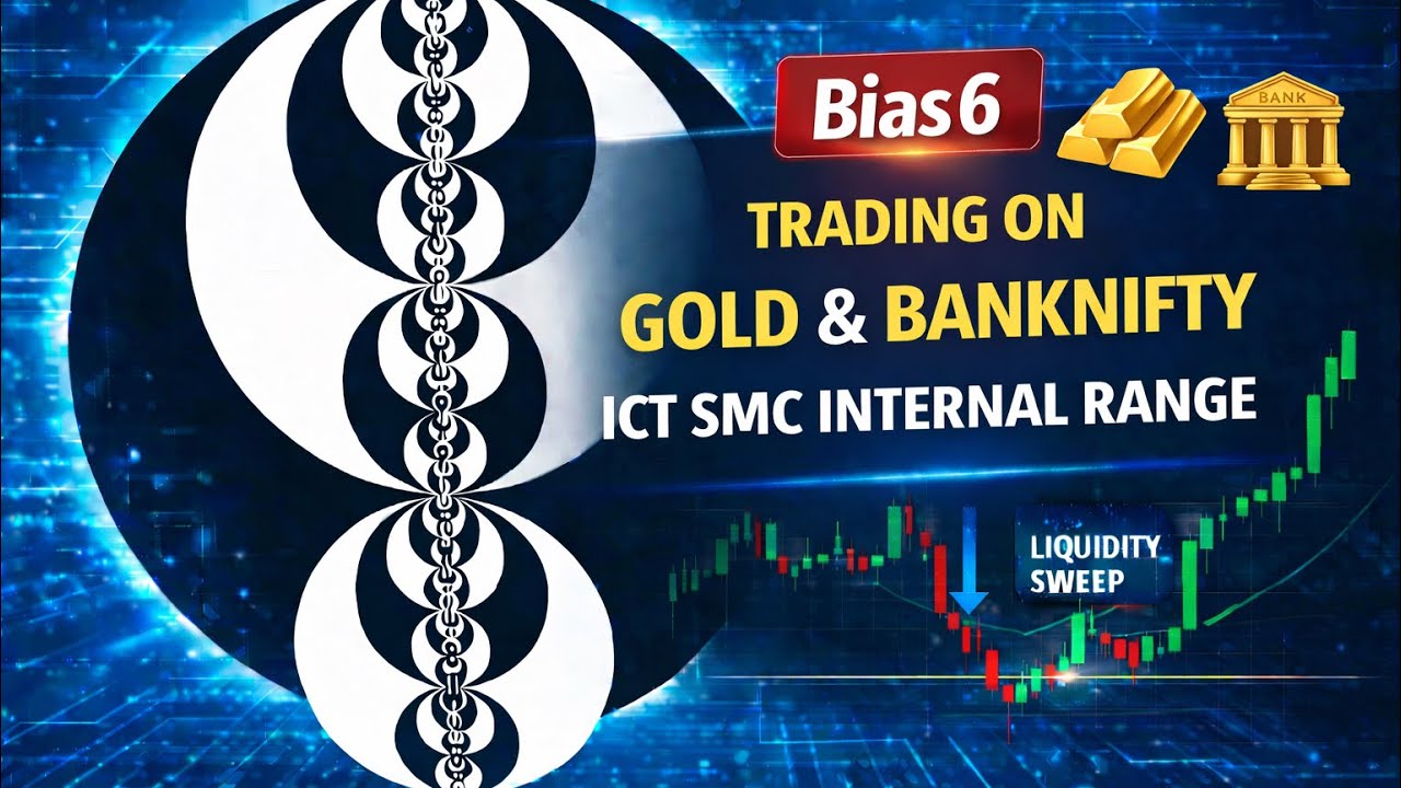 Bias 6 : Trading on Gold & BANKNIFTY | ICT SMC Internal Range