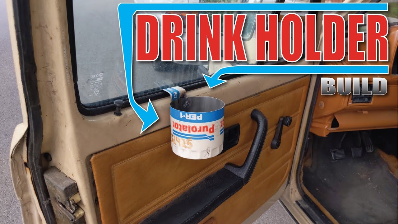 Rat Rod Style Cup Holder Custom Build