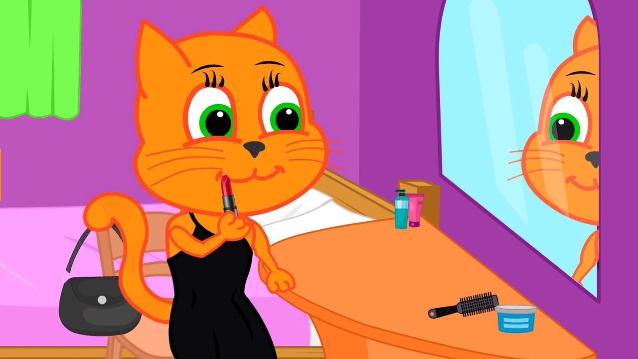 Cats Family en Français - Maquillage De Fête Dessin Animé 2023 en Français