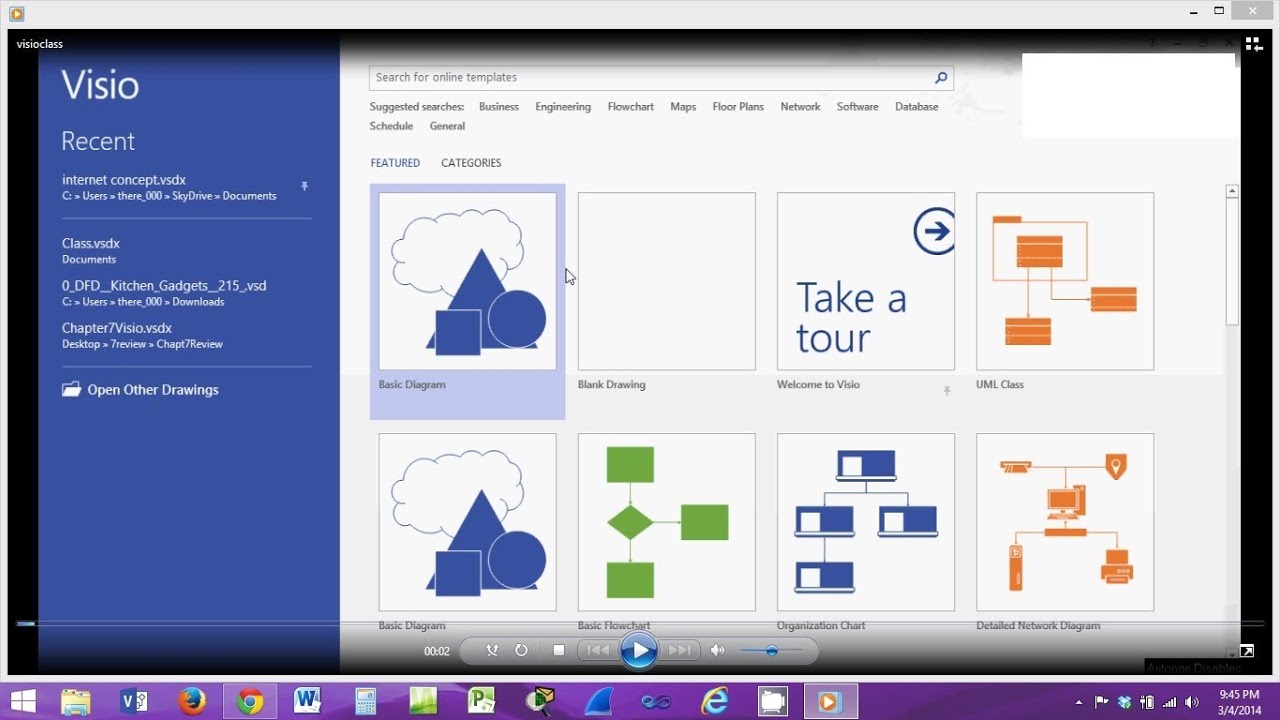 Creating a Class Diagram in Visio