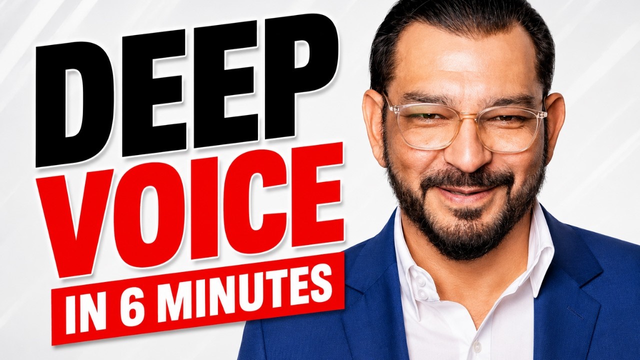 How To Get A Deep Voice In 6 Minutes