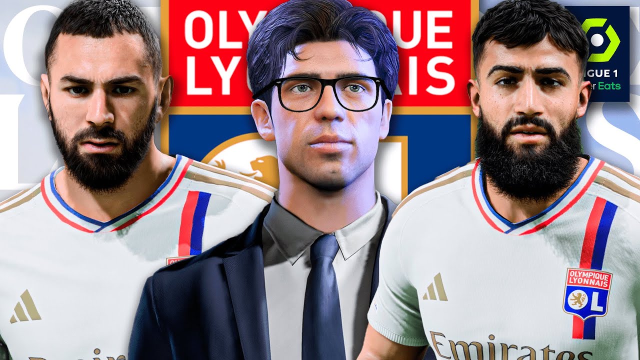 EL OLYMPIQUE LYON DE JUNINHO PERNAMBUCANO - RETO MODO CARRERA FC 24