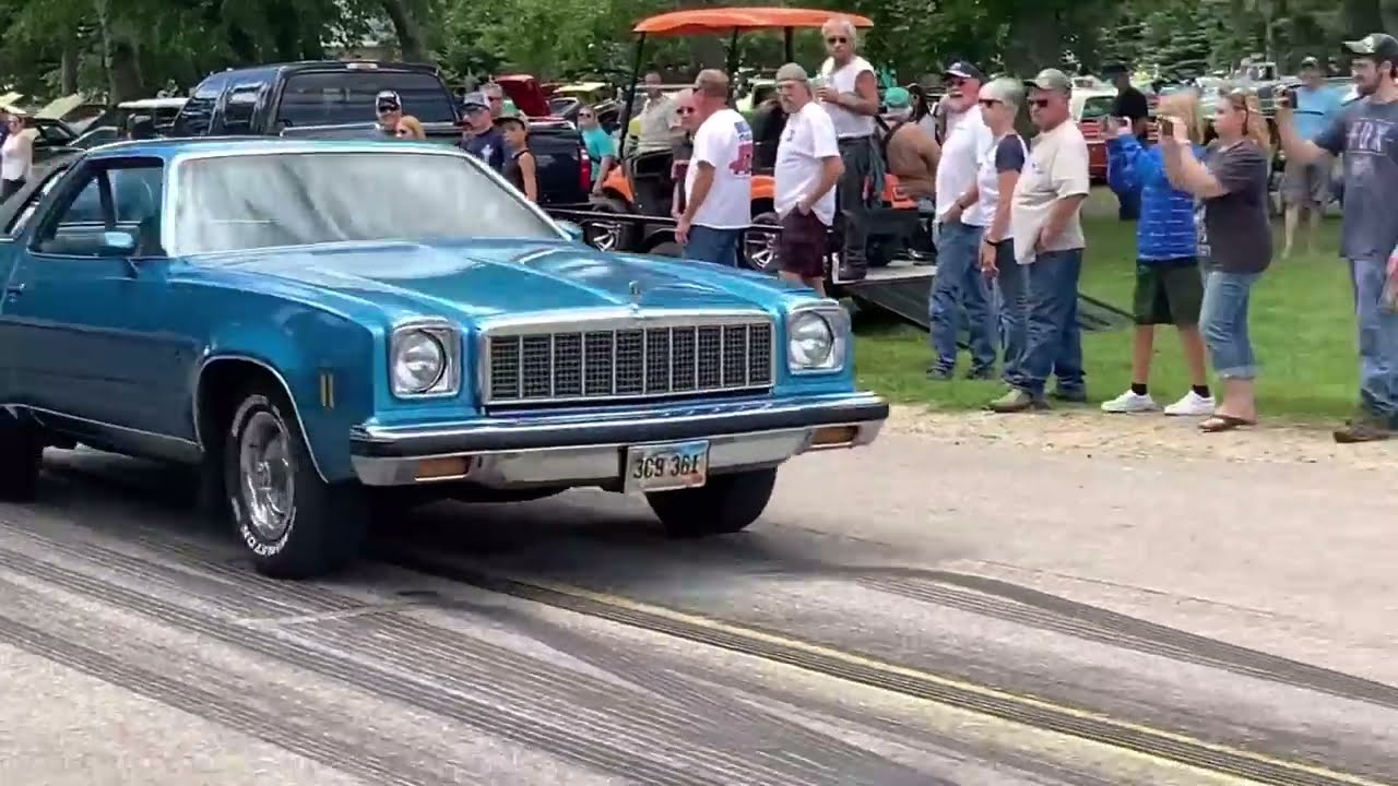 Langford, SD Car Show Burnouts. Never Before Seen Pickup With Boat Trailer Burnout! 7/24/22#burnout