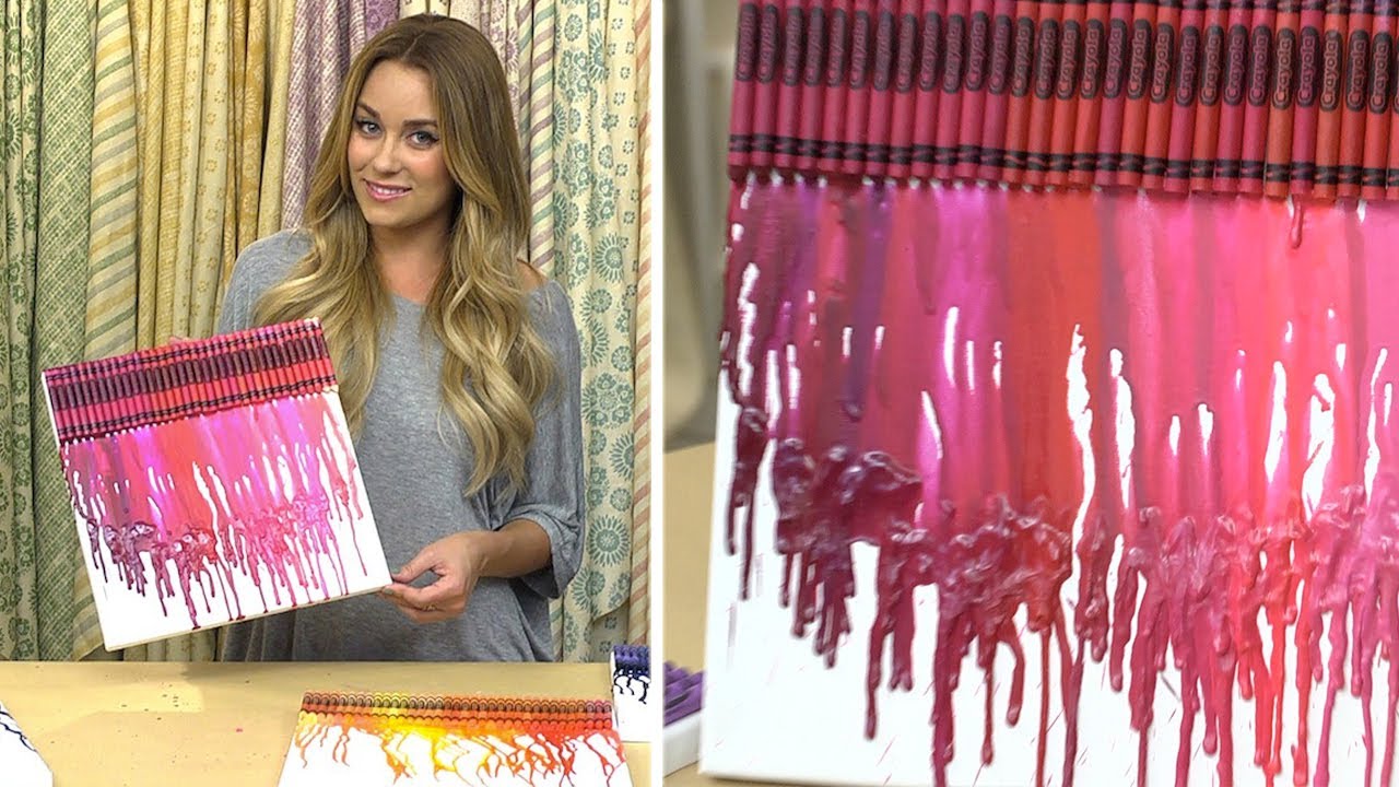 Lauren Conrad: Crayon Art