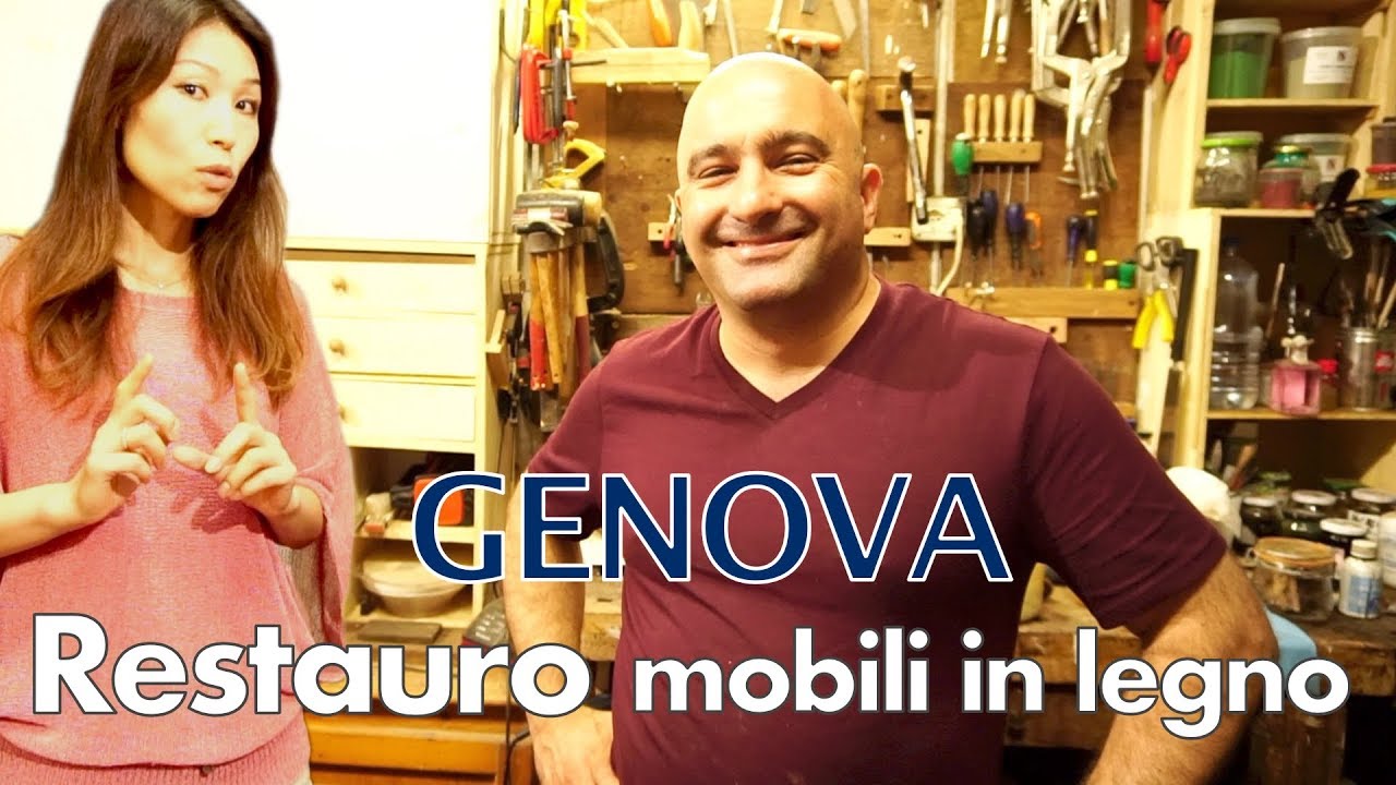 Cosa non si deve fare per i mobili antichi? Restauro mobile in legno [GenovaVlog #6]