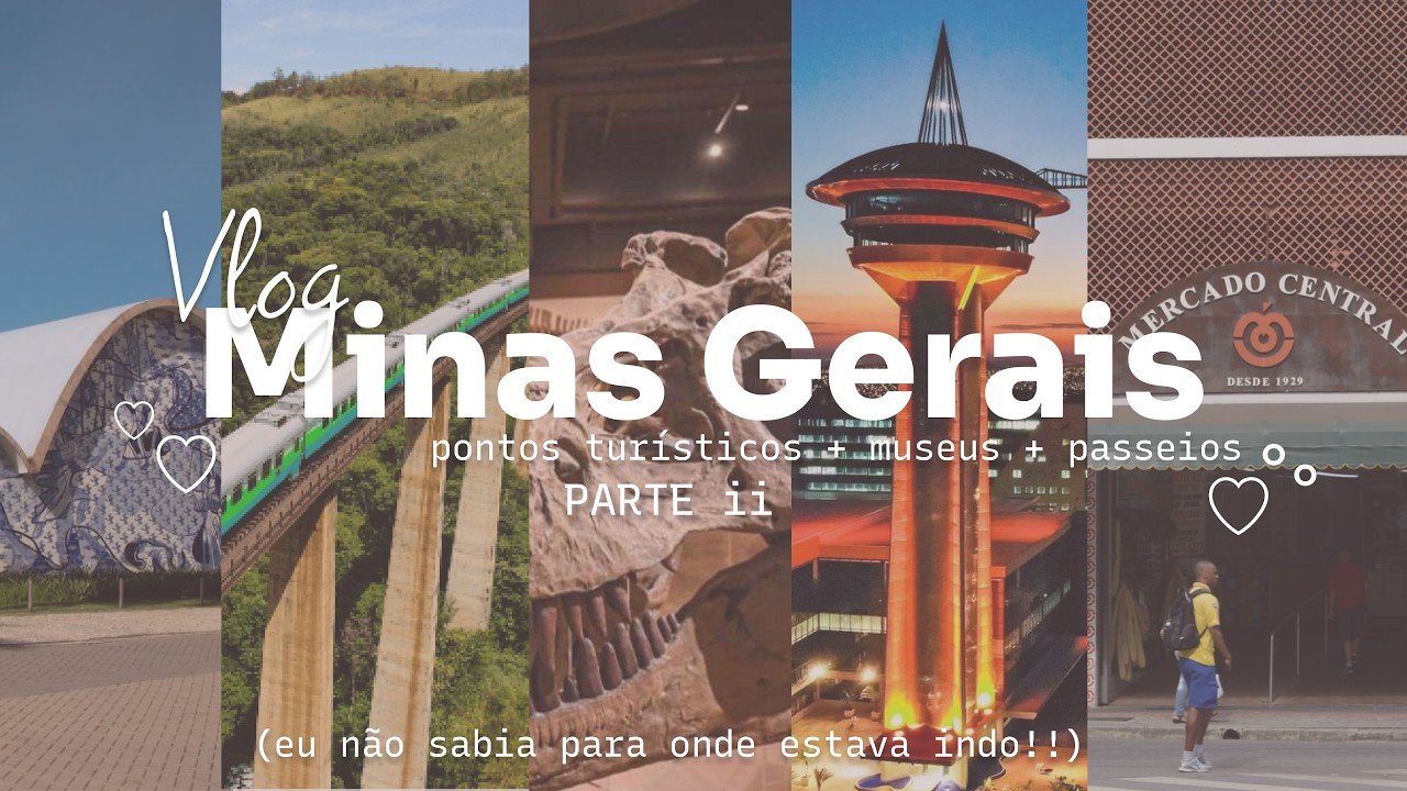 VLOG de viagem MINAS GERAIS - BELO HORIZONTE | eu não sabia para onde estava indo !!