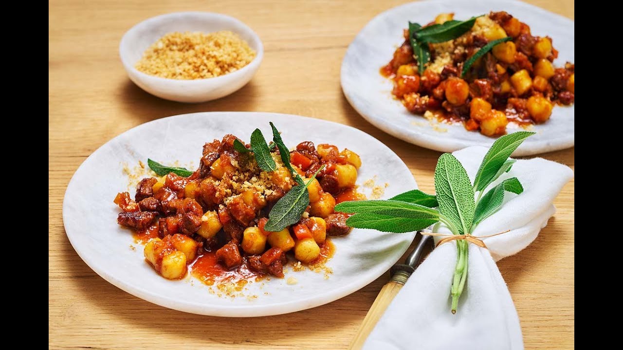 Herrmannsdorfer Kalbs-Ragout mit Gnocchi und Salbei (Desktop)