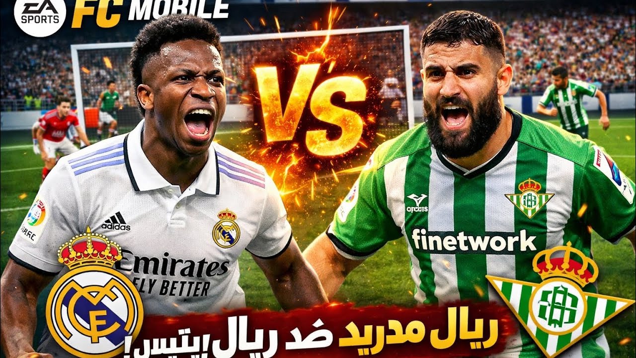 مباراة حاسمة بين ريال مدريد و ريال بيتيس في دور ربع نهائي كأس إسبانيا 🏆🔥🎮 
