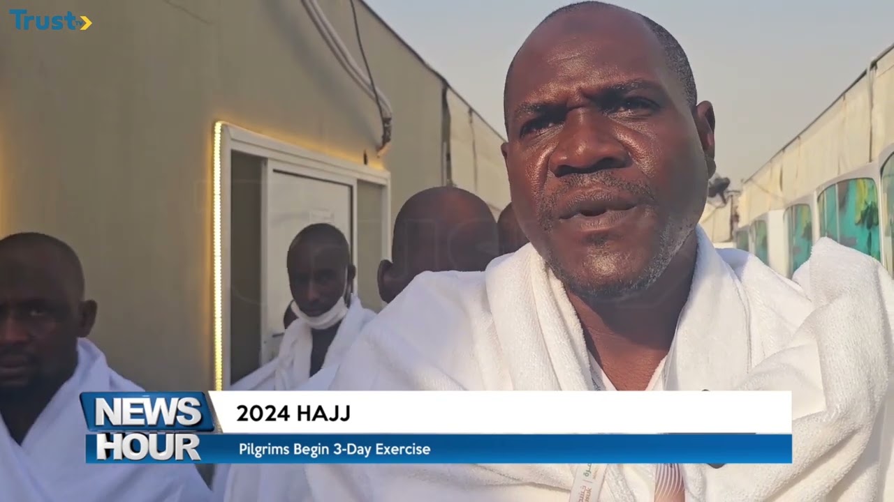 2024 HAJJ: Pilgrims Begin 3 Day Exercise