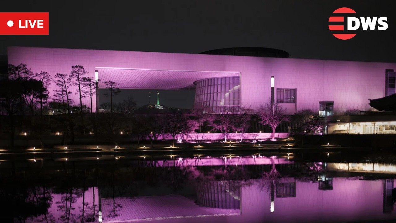 LIVE: National Museum of Korea Lights Up Pink to Celebrate BLACKPINK’s New Album | AA1Z