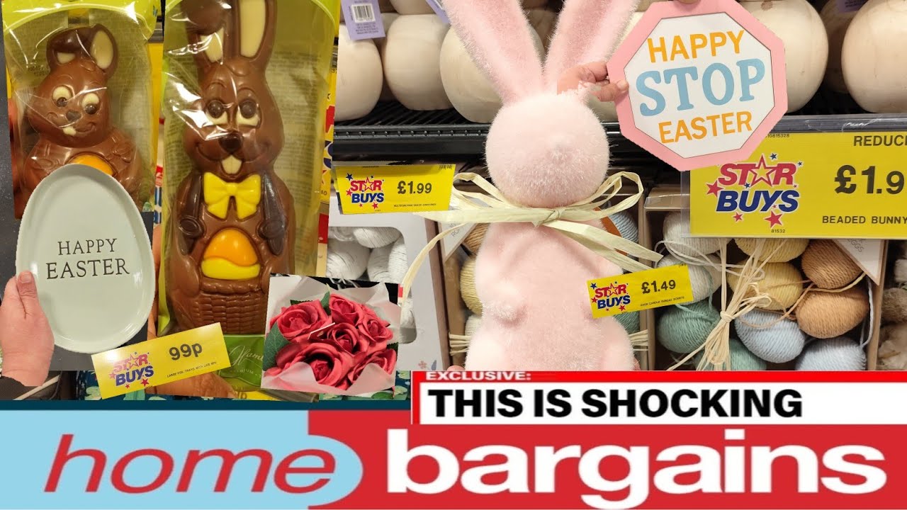 HOME BARGAINS IS OUT OF CONTROL 😳🔥💸 Everything on SALE! #WINTER #homebargains #shopping #easter