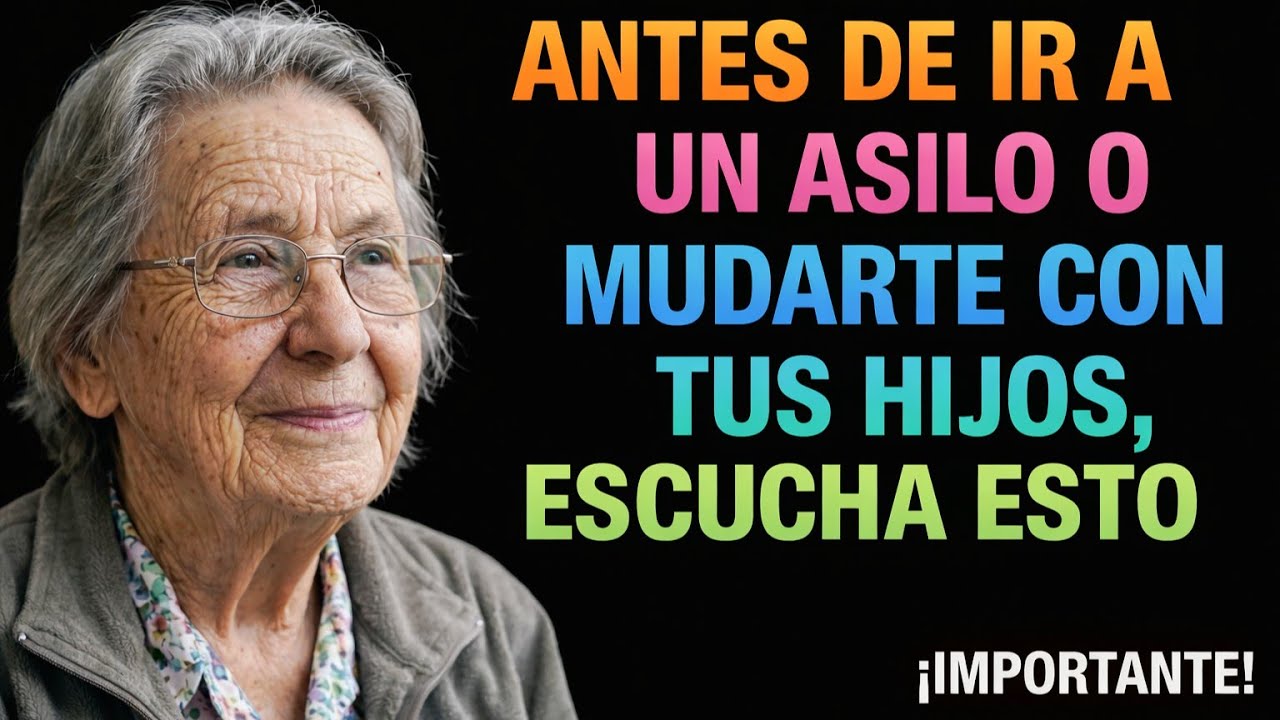 Antes De Ir A Un Asilo O Mudarte Con Tus Hijos, Escucha Esto