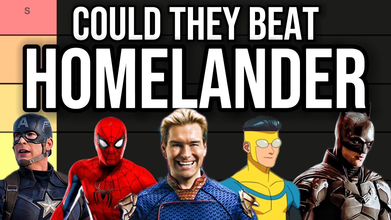 Смогут ли эти персонажи на самом деле победить Homelander? (Список уровней)