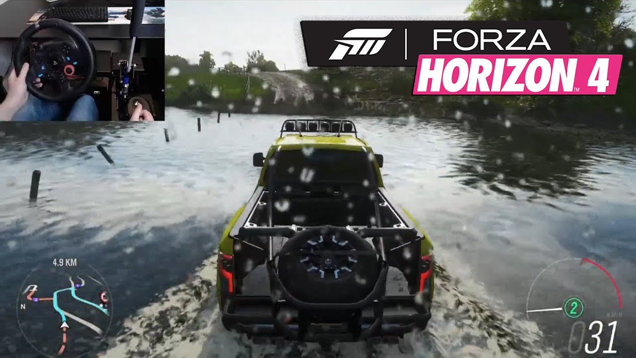 Nissan Titan Warrior Concept Offroad | Forza Horizon 4 (Logitech G29 + WheelCam)