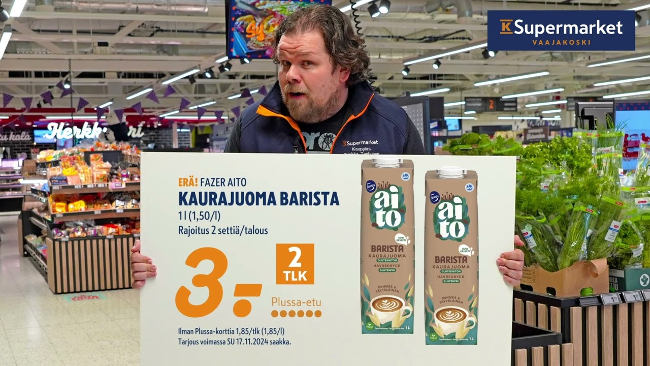K-Supermarket Vaajakoski - Woi mahoton mikä wiikonloppu Vaajakoskella!(vko46/2024)