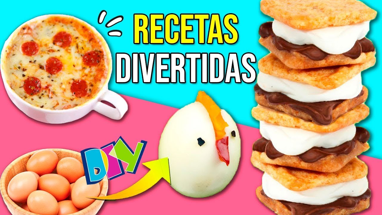 Las MEJORES RECETAS con MARSHMALLOWS, CHOCOLATE, S'MORES, PUSH UP POPS y PIZZA en 1 MINUTO!
