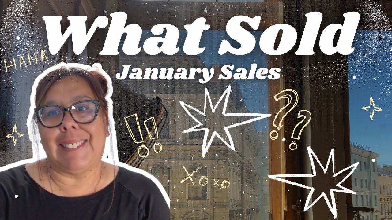 What Sold In The Month Of January. Good Price Sales and Not So Good Sales!
