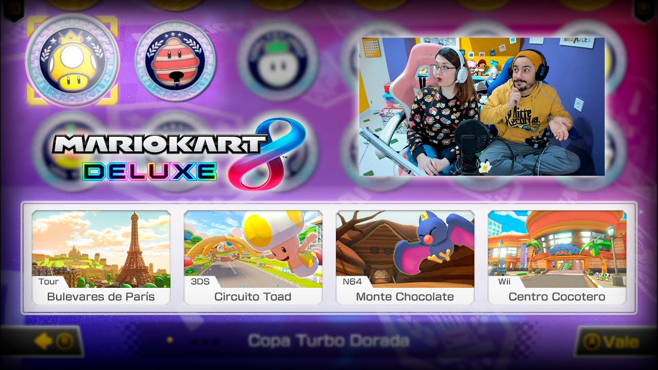 🔴¡PRIMERAS COPAS DEL PASE DE PISTAS EXTRAS CON CARNI! 🏆🍄😺 | MK8D #05 en español