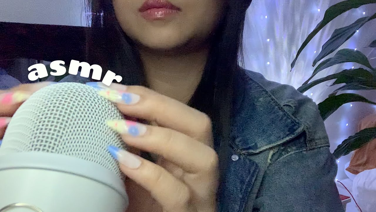 asmr | fast and semi aggressive BARE MIC SCRATCHING ONLY (no cover)