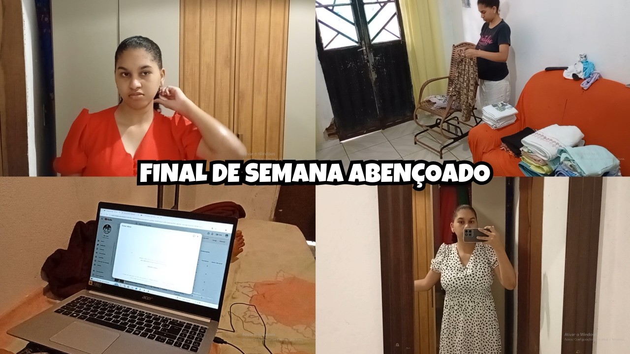 ROTINA EM CASA + FINAL DE SEMANA NA IGREJA!
