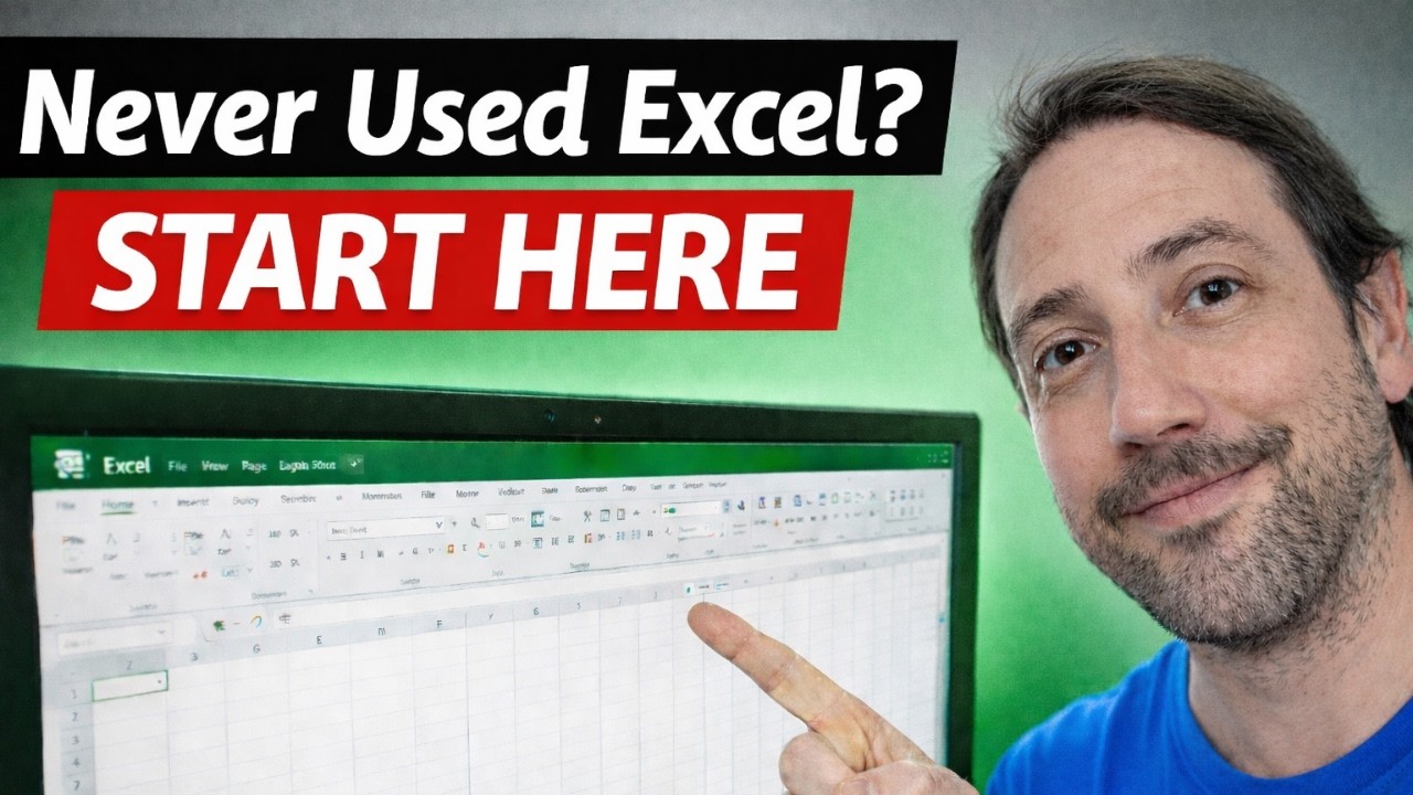 Excel for Absolute Beginners #1 - Opening Excel for the First Time