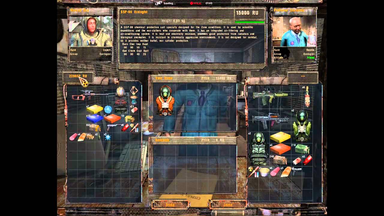S.T.A.L.K.E.R : Shadow Of Chernobyl Infinite Money Glitch