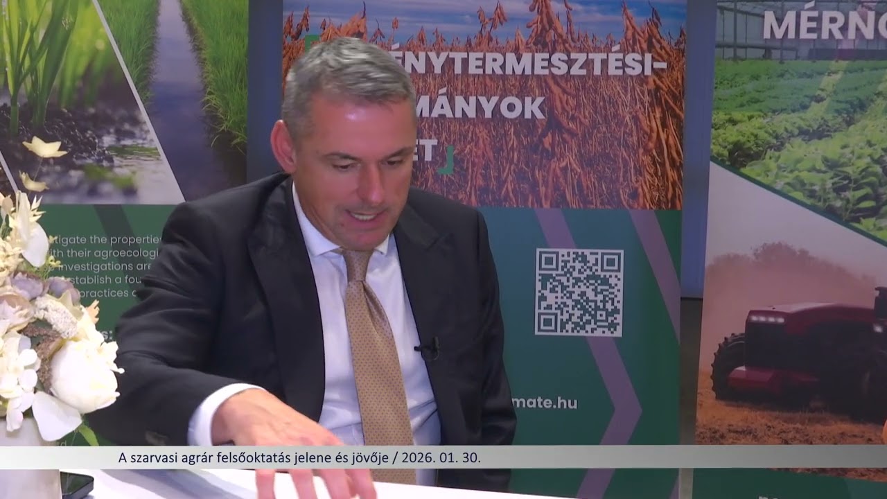 A szarvasi felsőoktatás jövője: beszélgetés Dr. Gyuricza Csabával, a MATE rektorával  (2026.01.30)