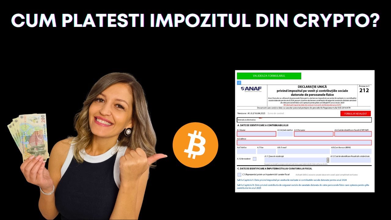 Cum iti platesti impozitul crypto la ANAF in 2025? Tutorial pas cu pas!