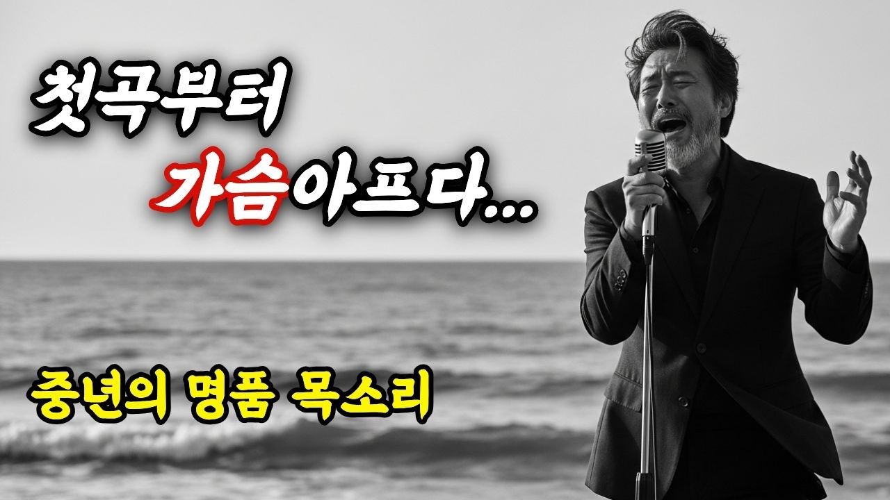 첫곡부터 가슴이 무너진다｜중년의 명품 목소리 트로트 모음