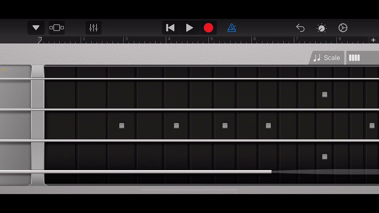 Light cycle bass garage band sample 