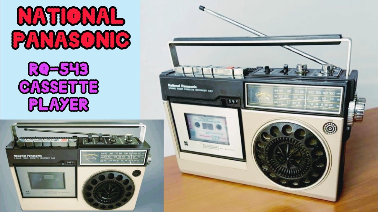 National Panasonic RQ*543/am/sw/sw2/radio player Cassette recorder nice boombox#viral#YouTube#viral
