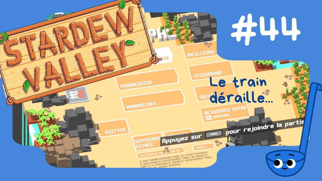 Le train déraille - Stardew Valley
