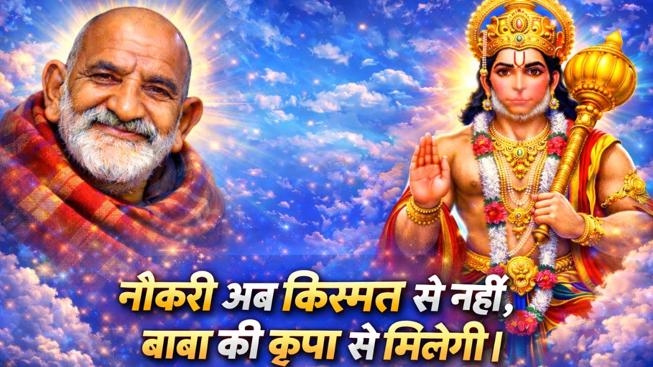 सरकारी नौकरी अब किस्मत नहीं — बाबा की कृपा का फल है। Neem Karoli Baba