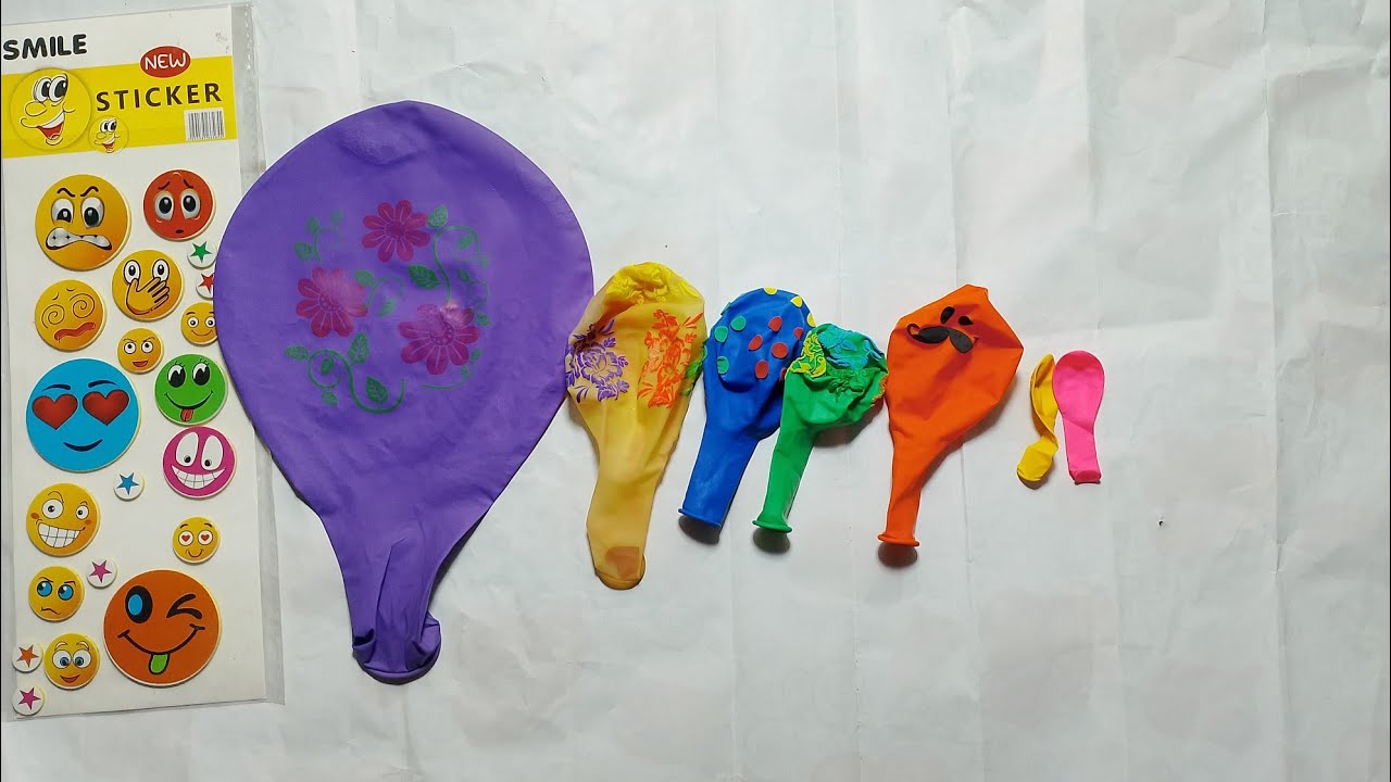 Small & Big Color Balloon Unboxing 🎈🤩/Relaxing ASMR Sound 🥰