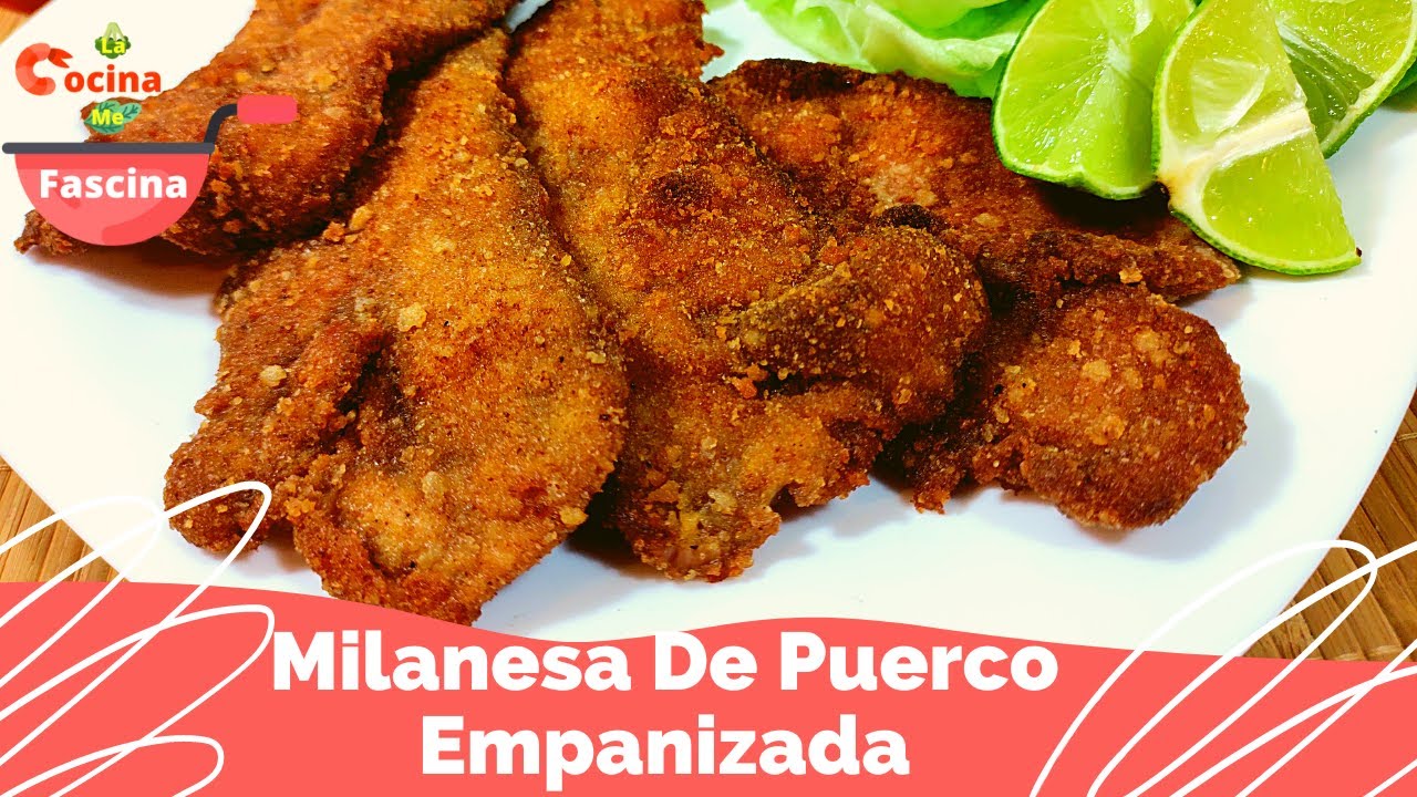 Milanesa De Puerco Empanizada | Receta Facil