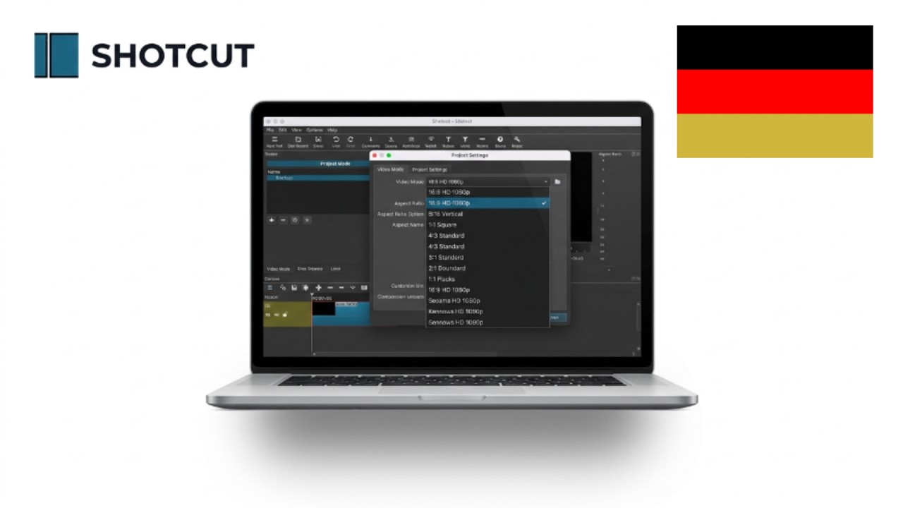 Seitenverh&auml;ltnis in Shotcut &auml;ndern | Schritt-f&uuml;r-Schritt Anleitung