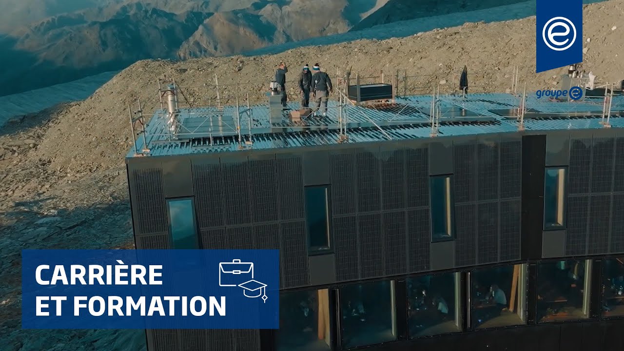 Des apprentis de Groupe E à 3256 mètres d’altitude (version STFR)