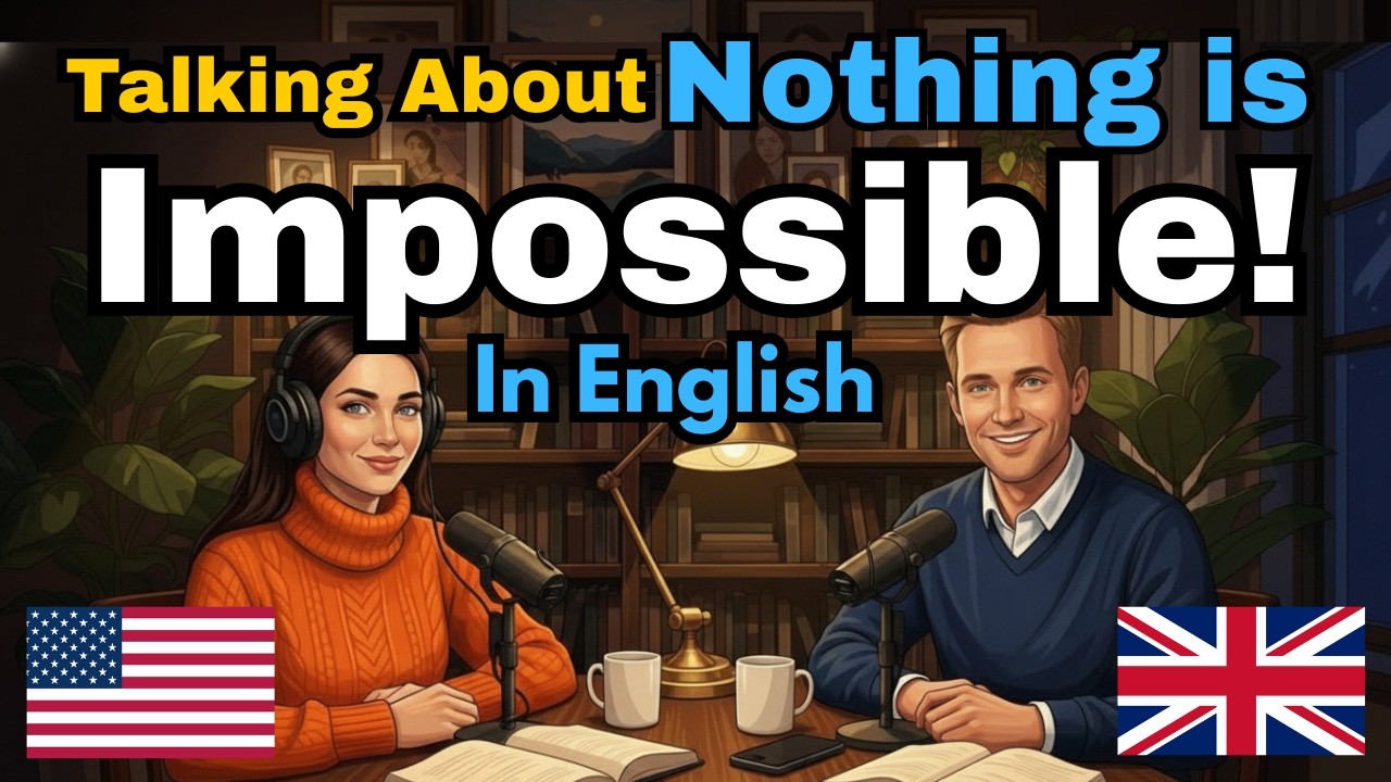 Nothing is impossible, everything is possible in English | Easy English conversation practice