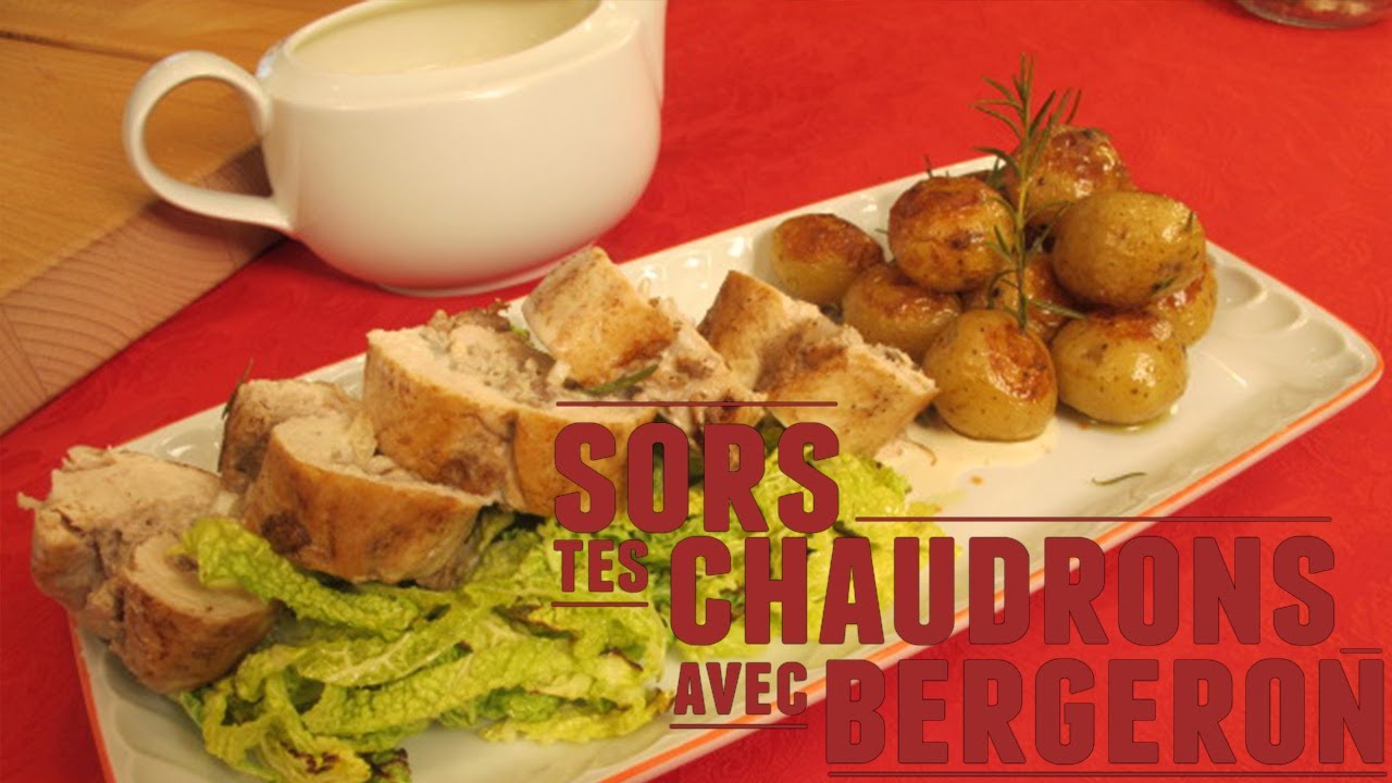 Ballotines de poulet champignons - Sors tes chaudrons avec Bergeron