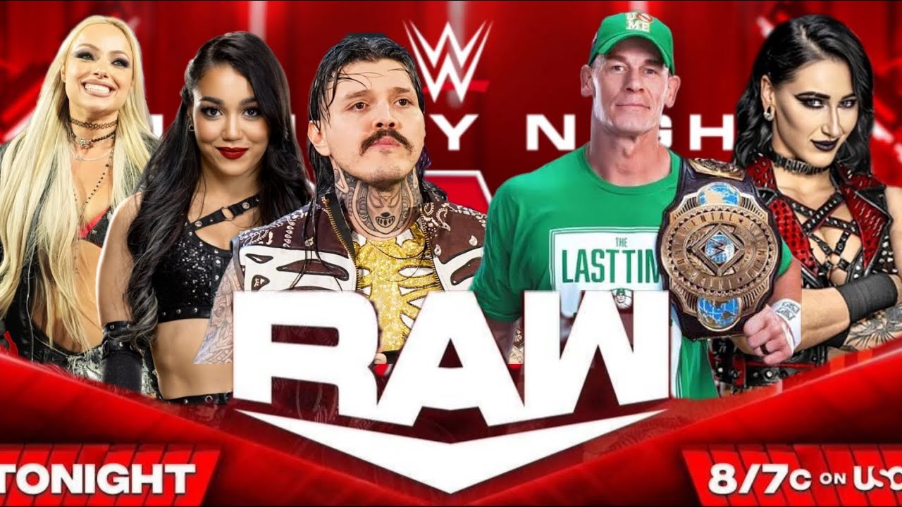 Liv Morgan & Dominik Mysterio Roxanne Perez Raquel vs John & Rhea Ripley | WWE Full Match#wweraw 