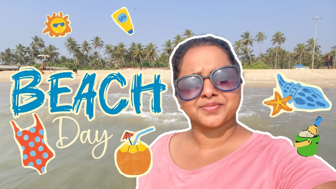 Beach day 🏖️🐚☀️#konkanivlog #goa 