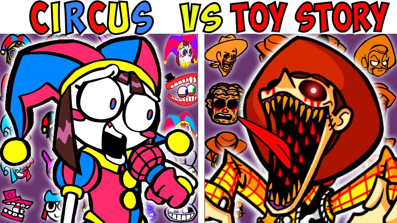FNF Character Test | Gameplay VS My Playground | ALL Toy Story VS Amazing Digital Circus Test