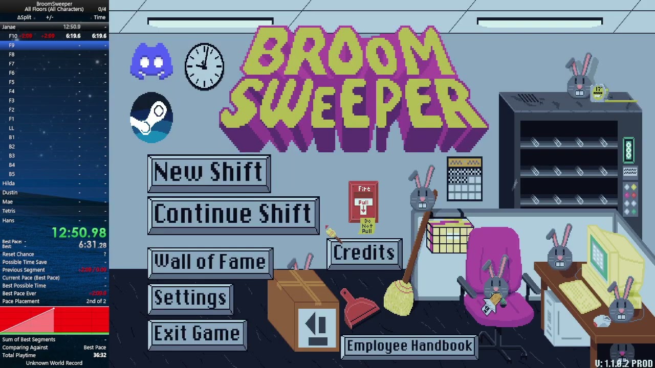 BroomSweeper: All Floors All Characters in 6h 15m 38.683s
