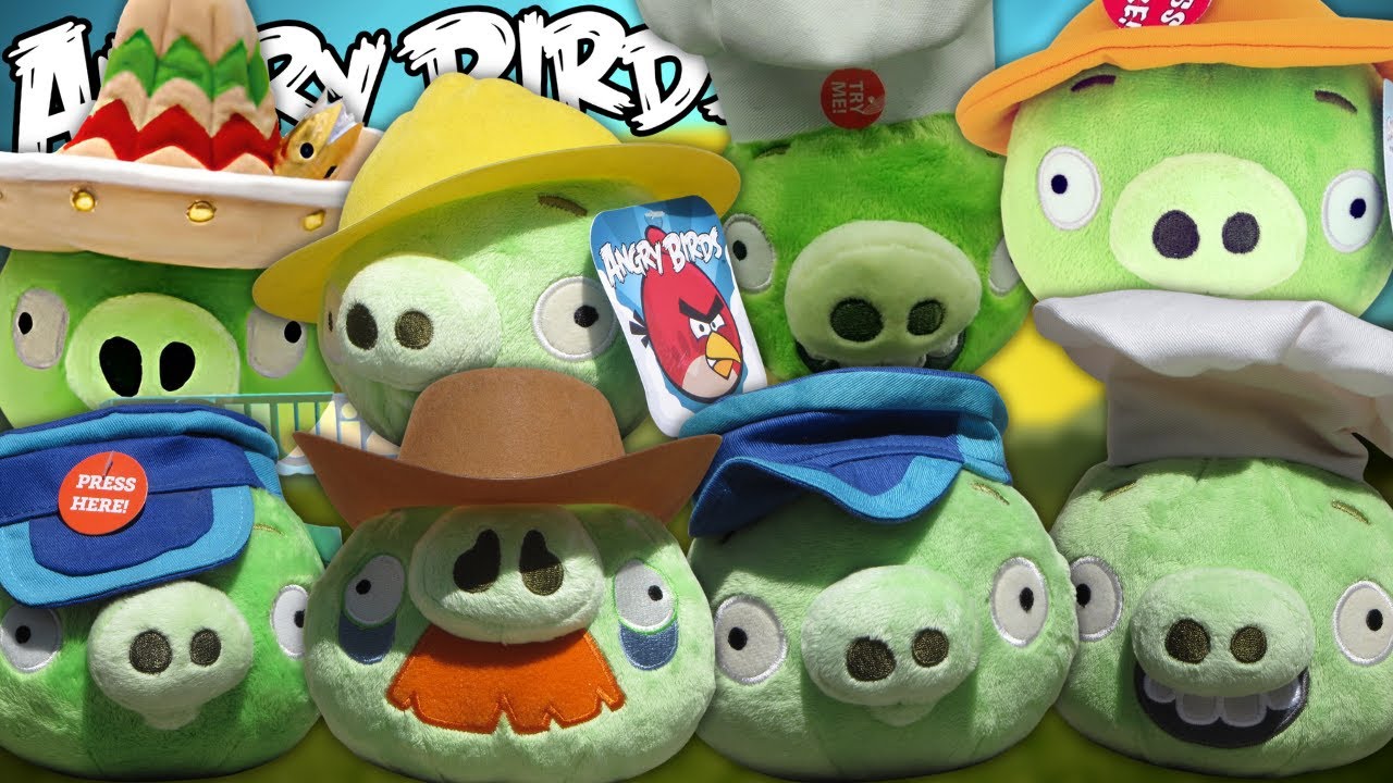 Набор аксессуаров для свиней - Angry Birds Plush